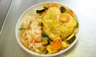 Potrawka z kurczaka w sosie curry