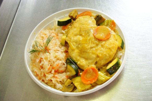 Potrawka z kurczaka w sosie curry