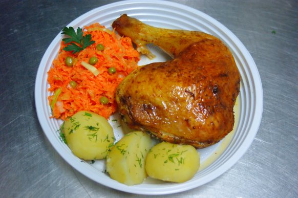 Udo pieczone z kurczaka